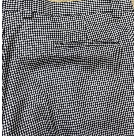EJ Samuels Dress Pants Men's W45-50R Black White Houndstooth Pleated 48139 NWT - Picture 8 of 8